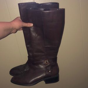 Ralph Lauren brown high boots size 11